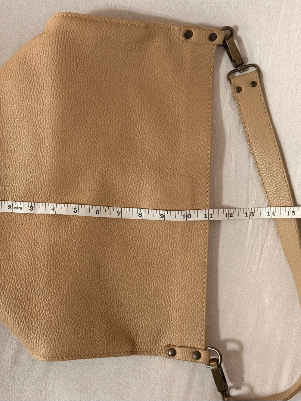 Crush Leather Goods JUNE Leather Hobo Bag NWOT